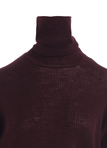RIB HIGH NECK KNIT
