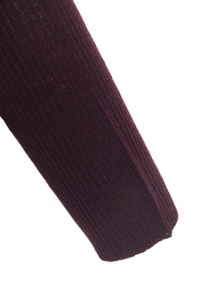 RIB HIGH NECK KNIT