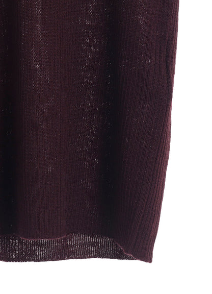 RIB HIGH NECK KNIT