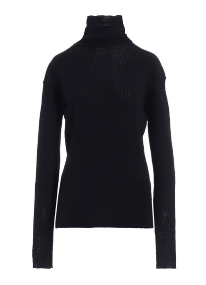 RIB HIGH NECK KNIT