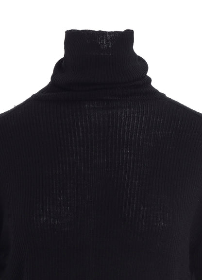 RIB HIGH NECK KNIT