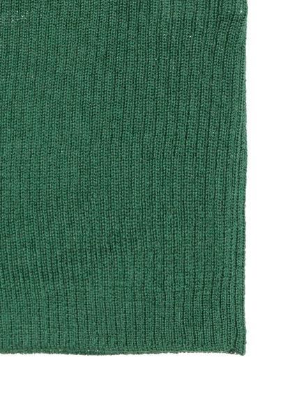 RIB OVERSIZED HIGH NECK KNIT