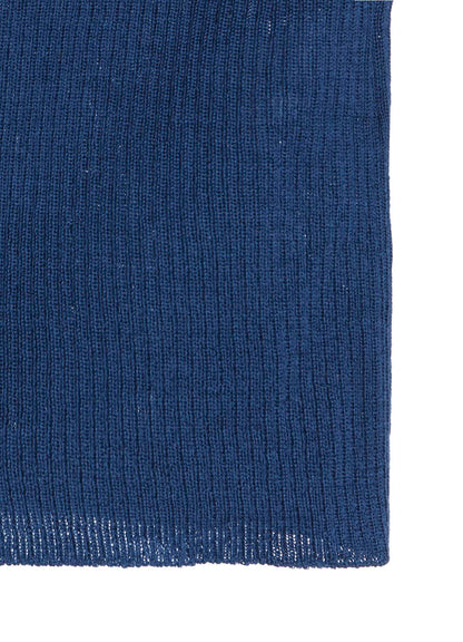 RIB OVERSIZED HIGH NECK KNIT