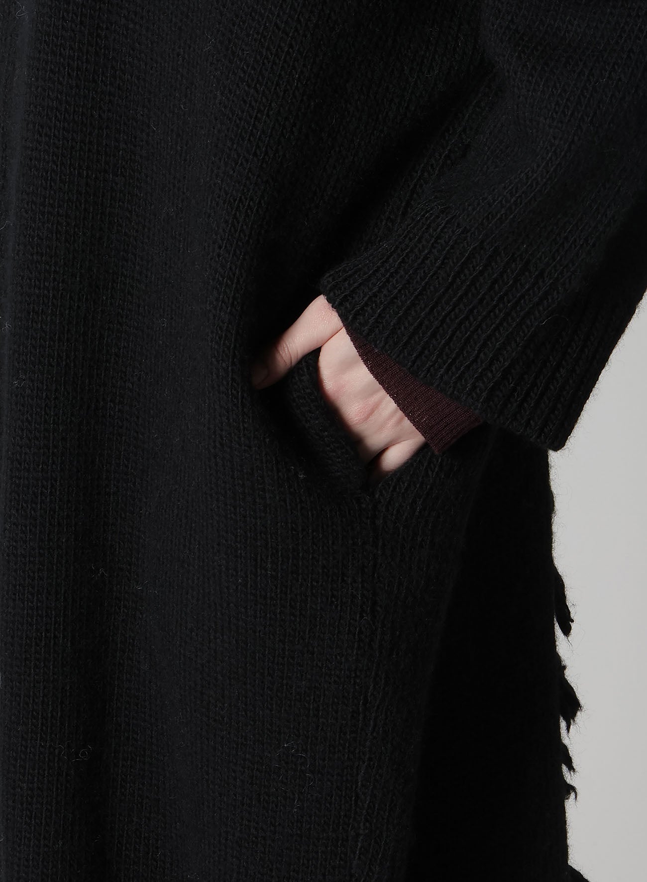 FRINGE JQ HOODED CARDIGAN