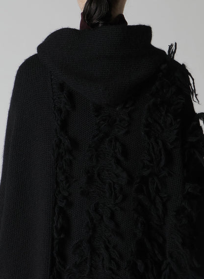 FRINGE JQ HOODED CARDIGAN