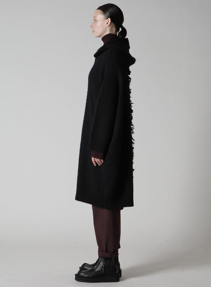 FRINGE JQ HOODED CARDIGAN