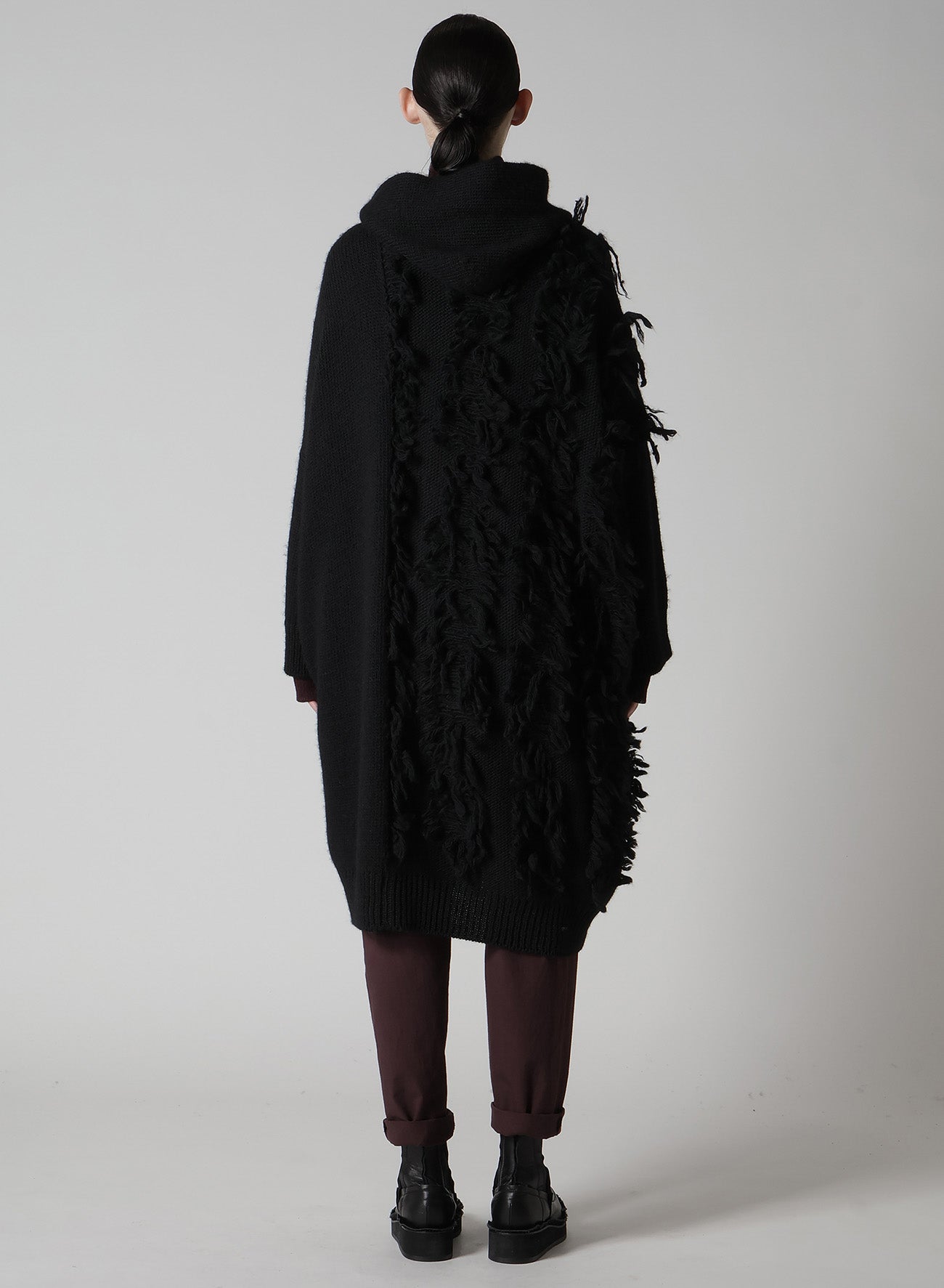 FRINGE JQ HOODED CARDIGAN