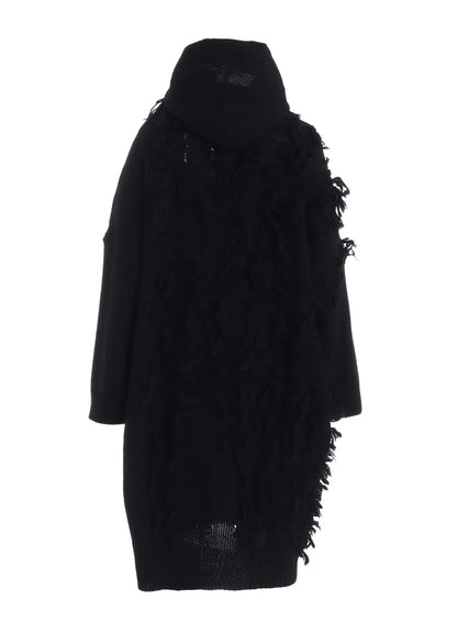 FRINGE JQ HOODED CARDIGAN