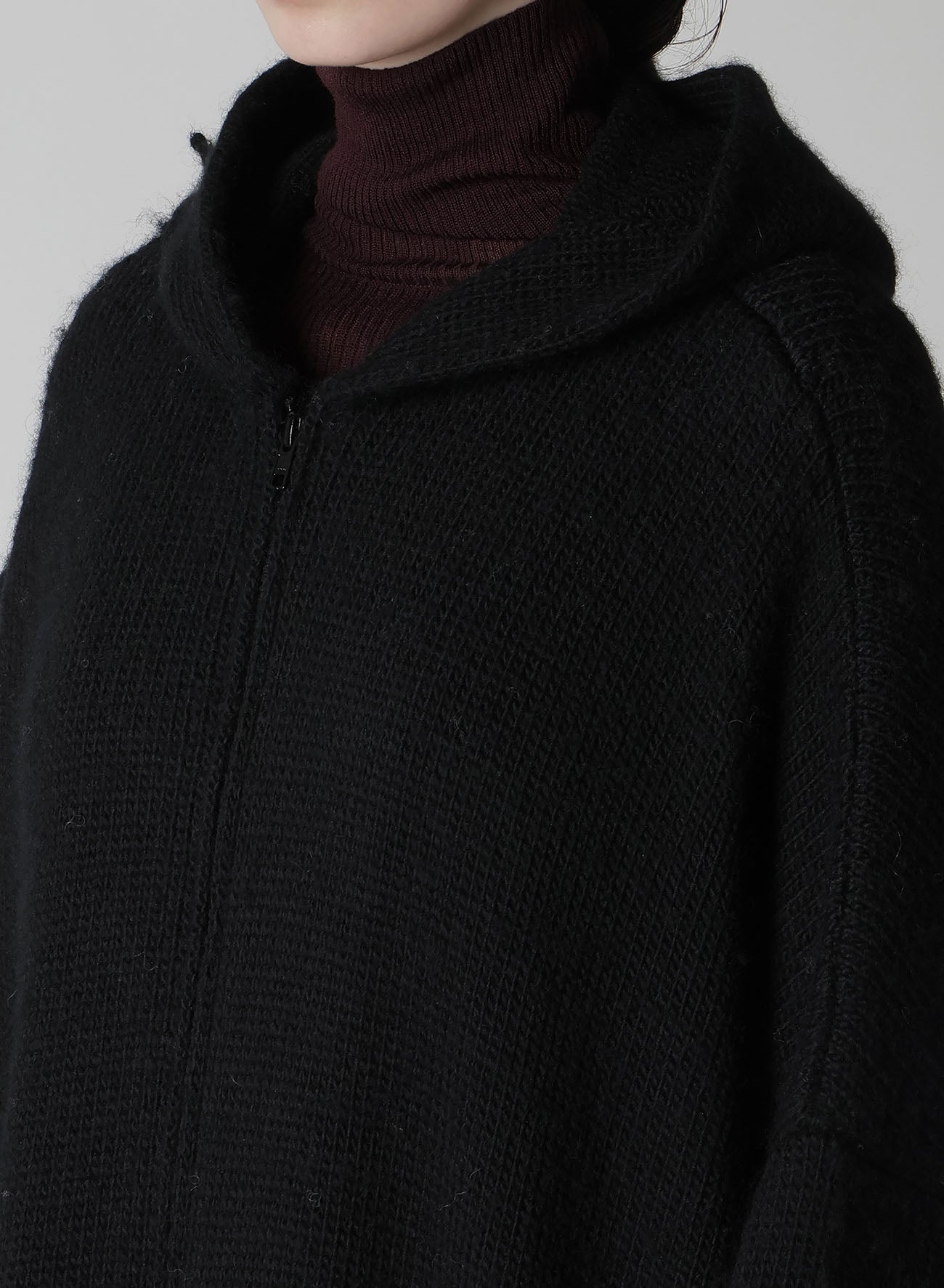 FRINGE JQ HOODED CARDIGAN