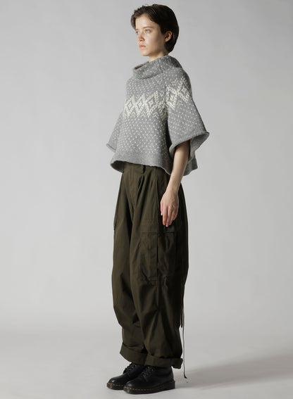 NORDIC JQ SHORT RAGLAN SLEEVE PULLOVER
