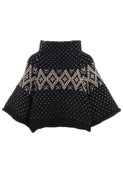 NORDIC JQ SHORT RAGLAN SLEEVE PULLOVER