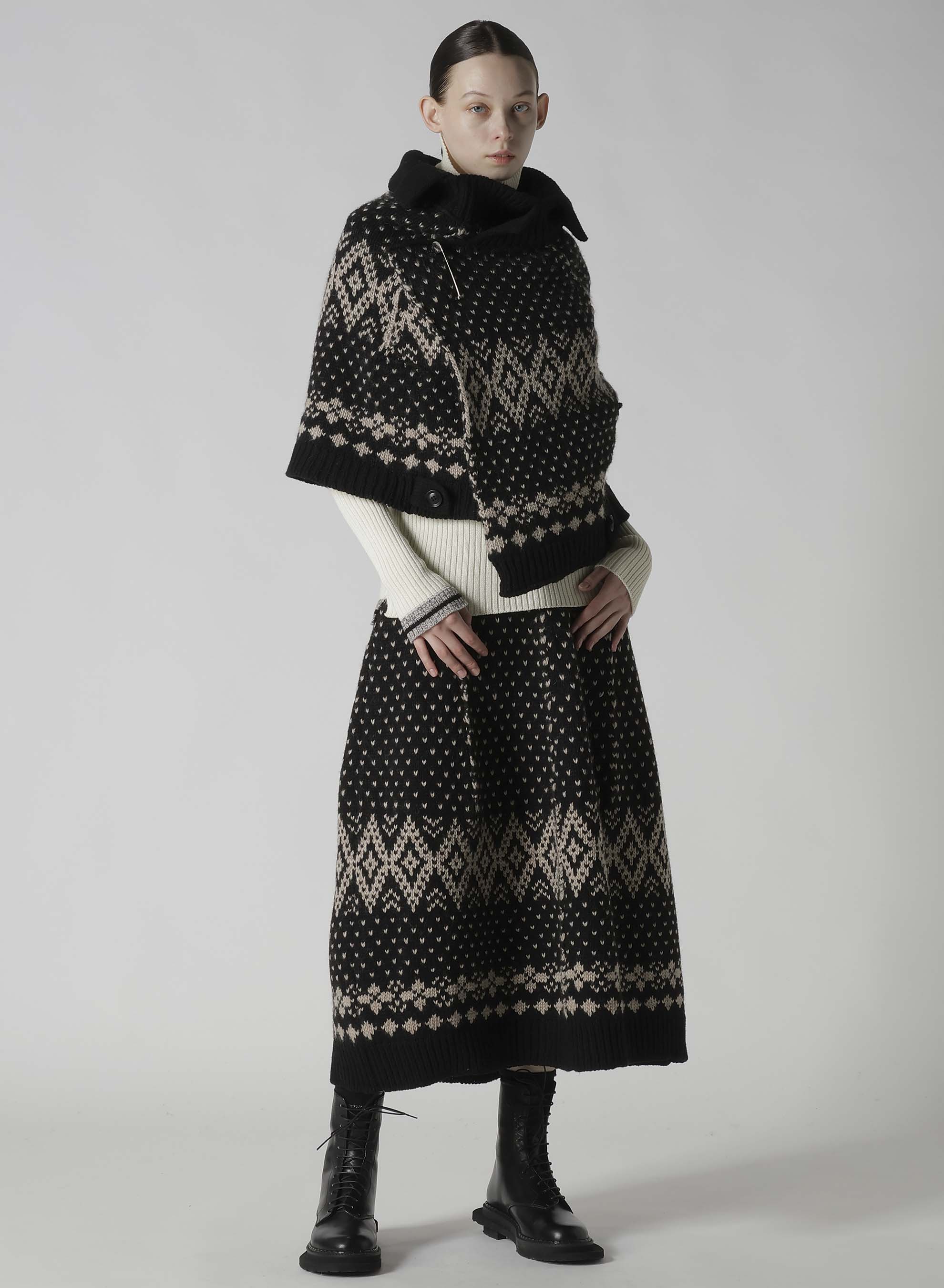 NORDIC JQ CAPE W/COLLAR – THE SHOP YOHJI YAMAMOTO