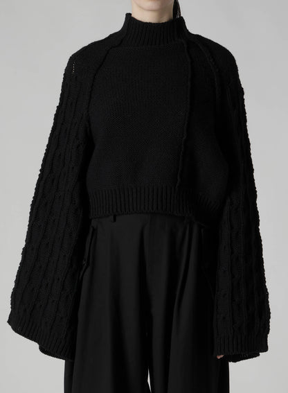 BIG SLEEVE KNIT PULLOVER