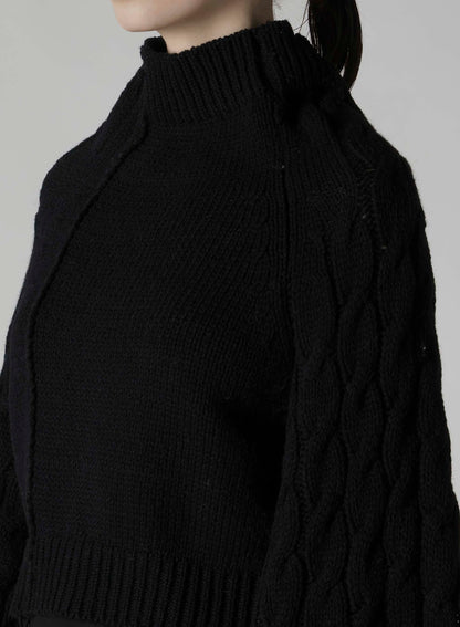 BIG SLEEVE KNIT PULLOVER
