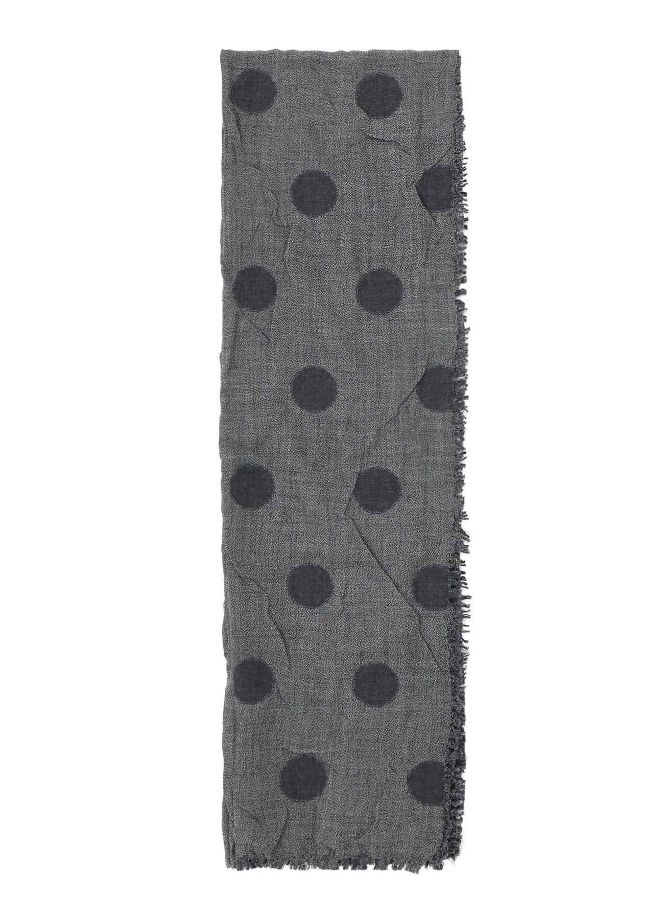 WOOL MILLING REVERSIBLE POLKA DOT SCARF