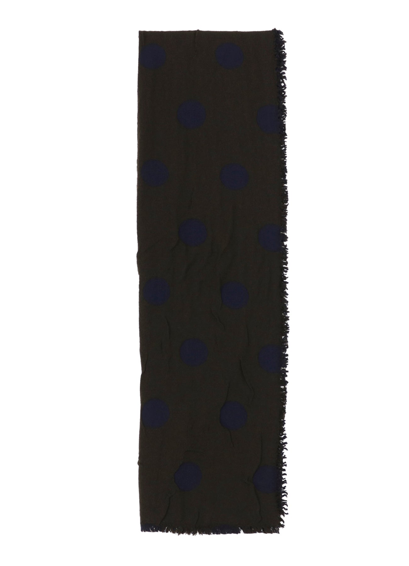 WOOL MILLING REVERSIBLE POLKA DOT SCARF
