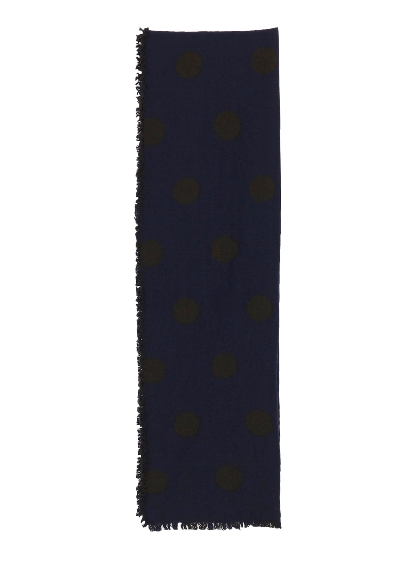 WOOL MILLING REVERSIBLE POLKA DOT SCARF