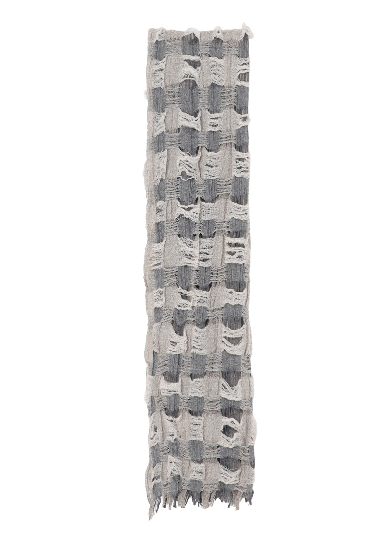 PLAID BOUCLE SCARF
