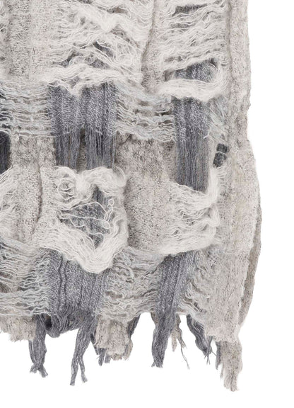 PLAID BOUCLE SCARF