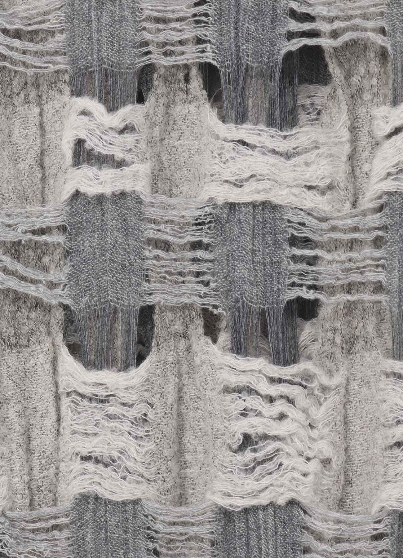 PLAID BOUCLE SCARF