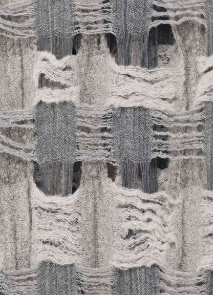PLAID BOUCLE SCARF