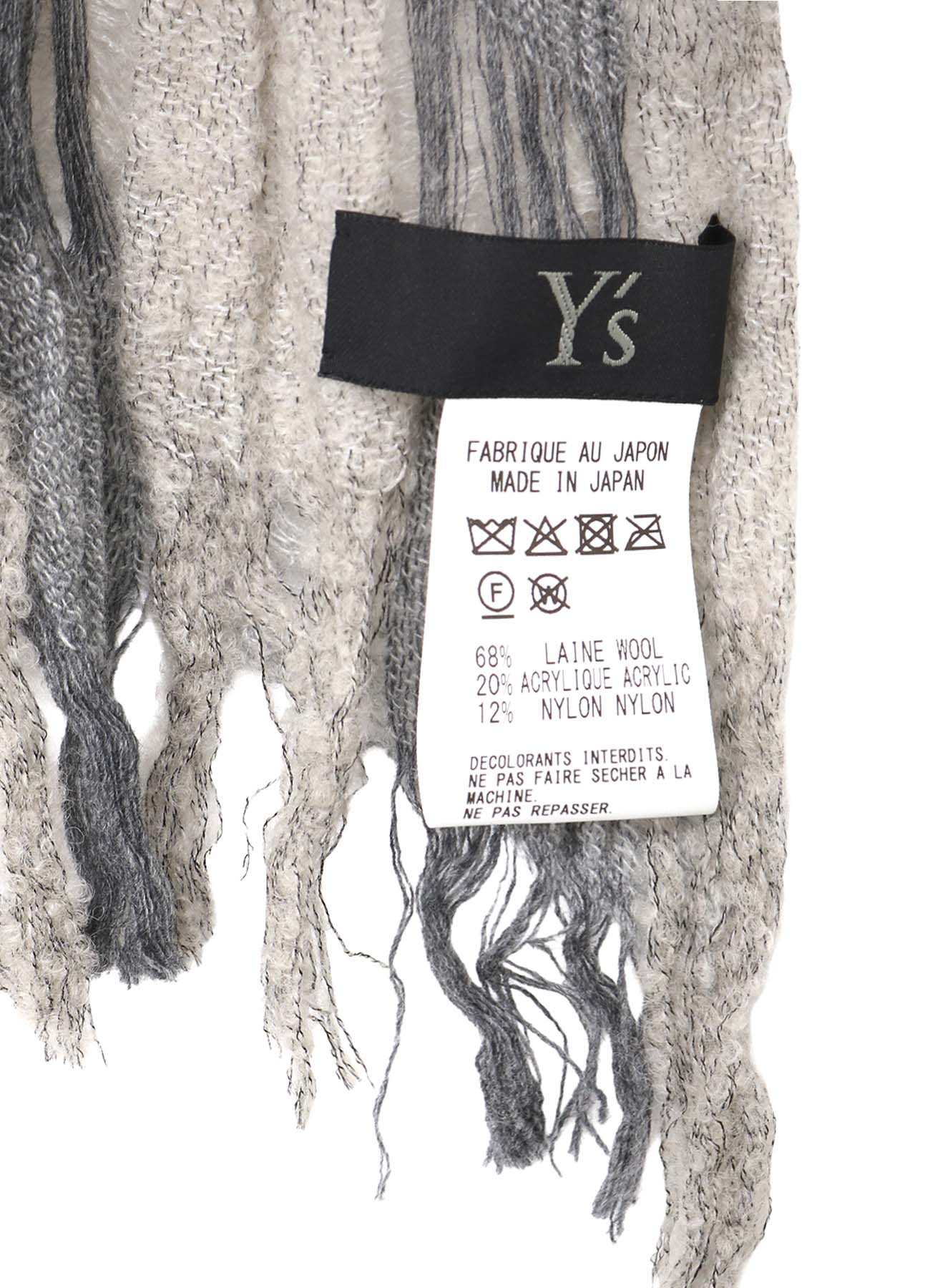 PLAID BOUCLE SCARF