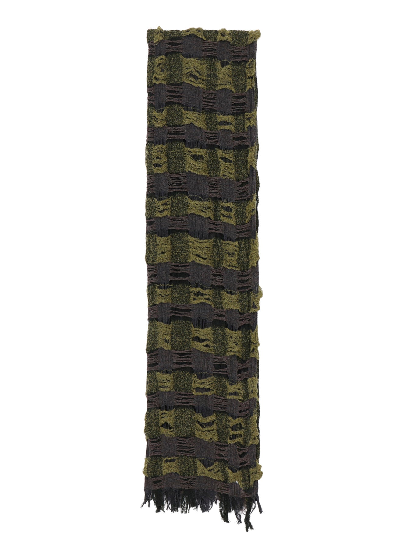 PLAID BOUCLE SCARF
