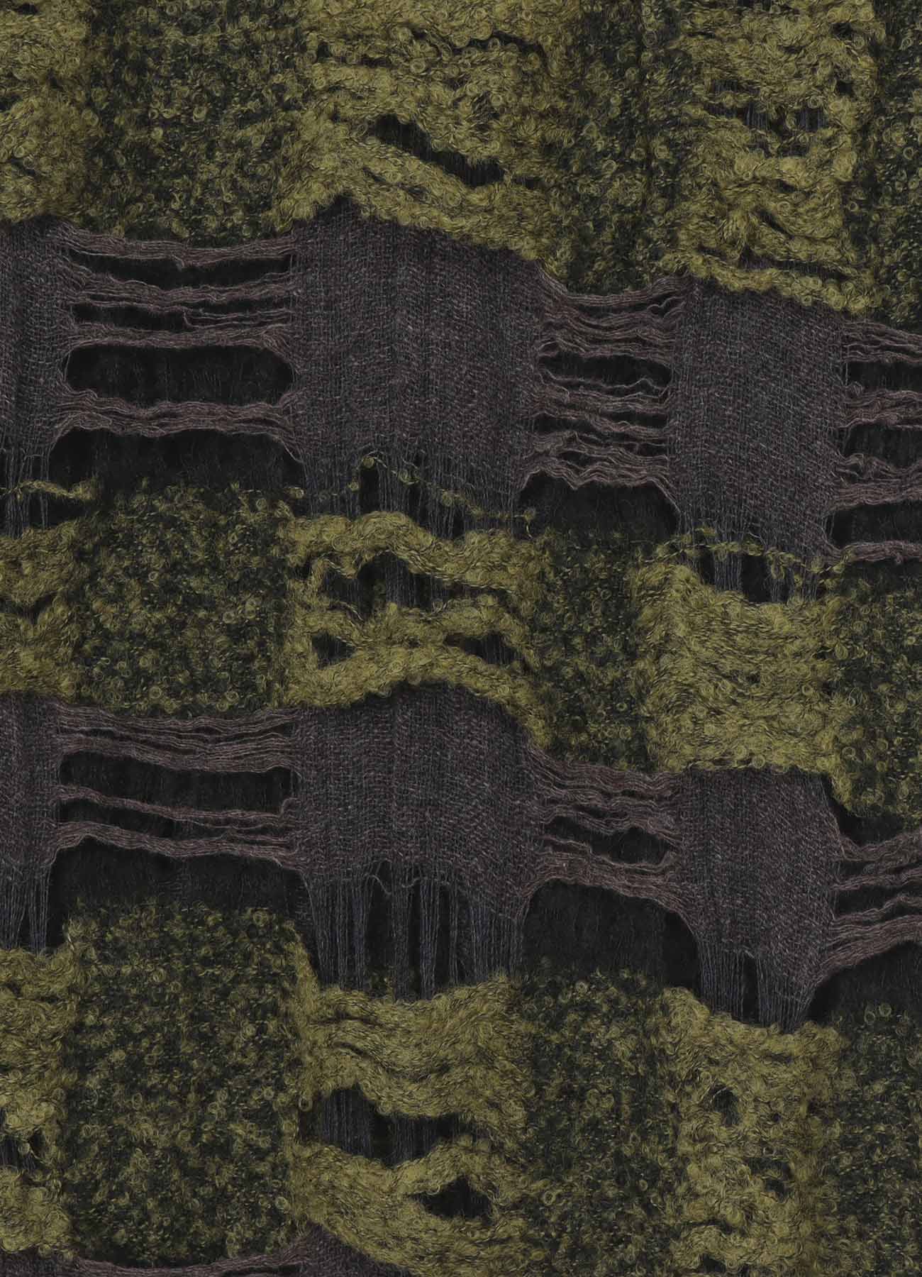 PLAID BOUCLE SCARF