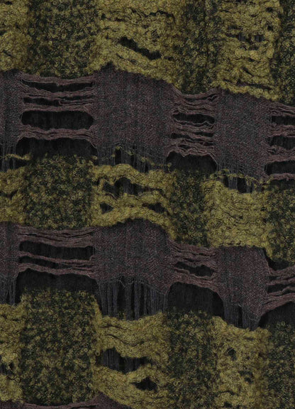 PLAID BOUCLE SCARF