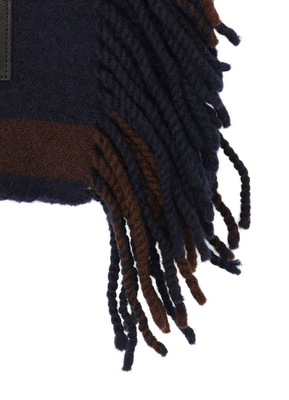 WOOL FRINGE SCARF