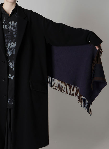 WOOL FRINGE SCARF