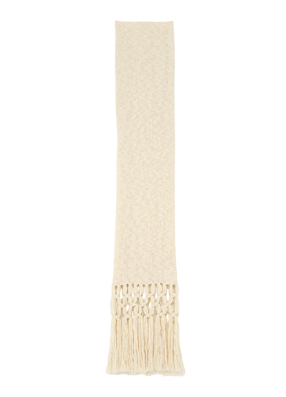 WOOL BREND FRINGE SCARF