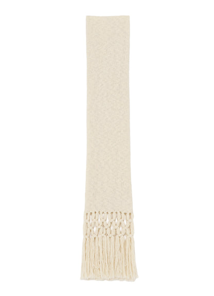 WOOL BREND FRINGE SCARF