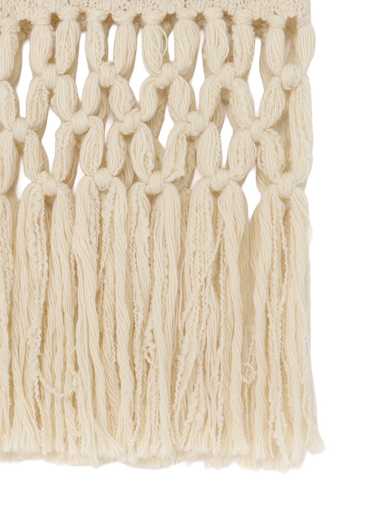 WOOL BREND FRINGE SCARF