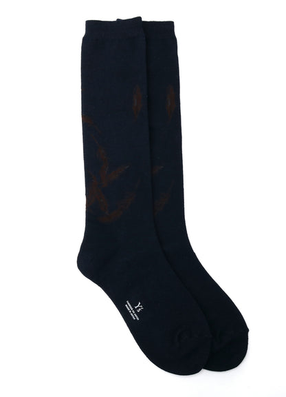 ANGEL-DESIGN HIGH SOCKS