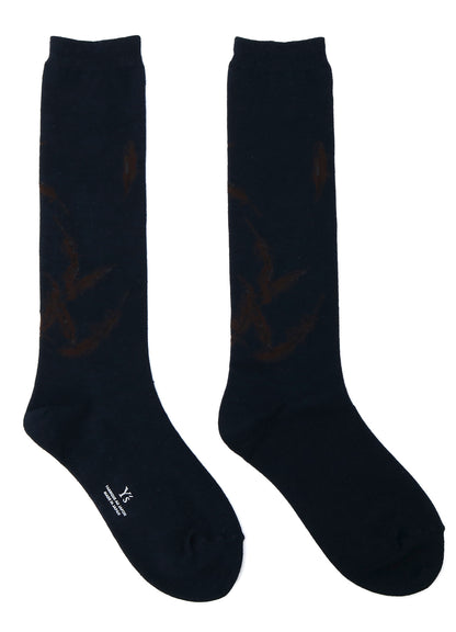 ANGEL-DESIGN HIGH SOCKS