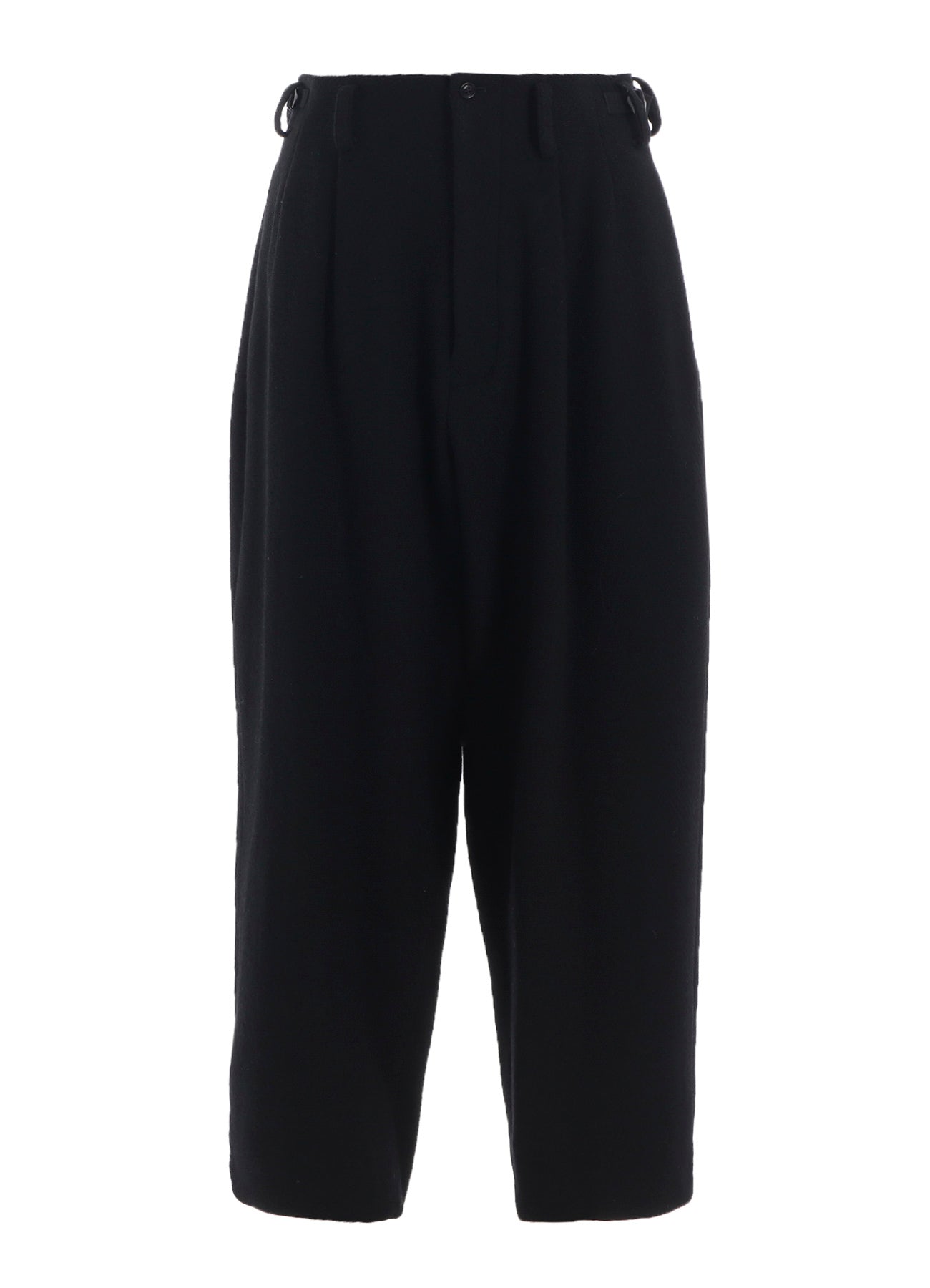 BIG HERRINGBONE DOUBLE TUCK WIDE PANTS