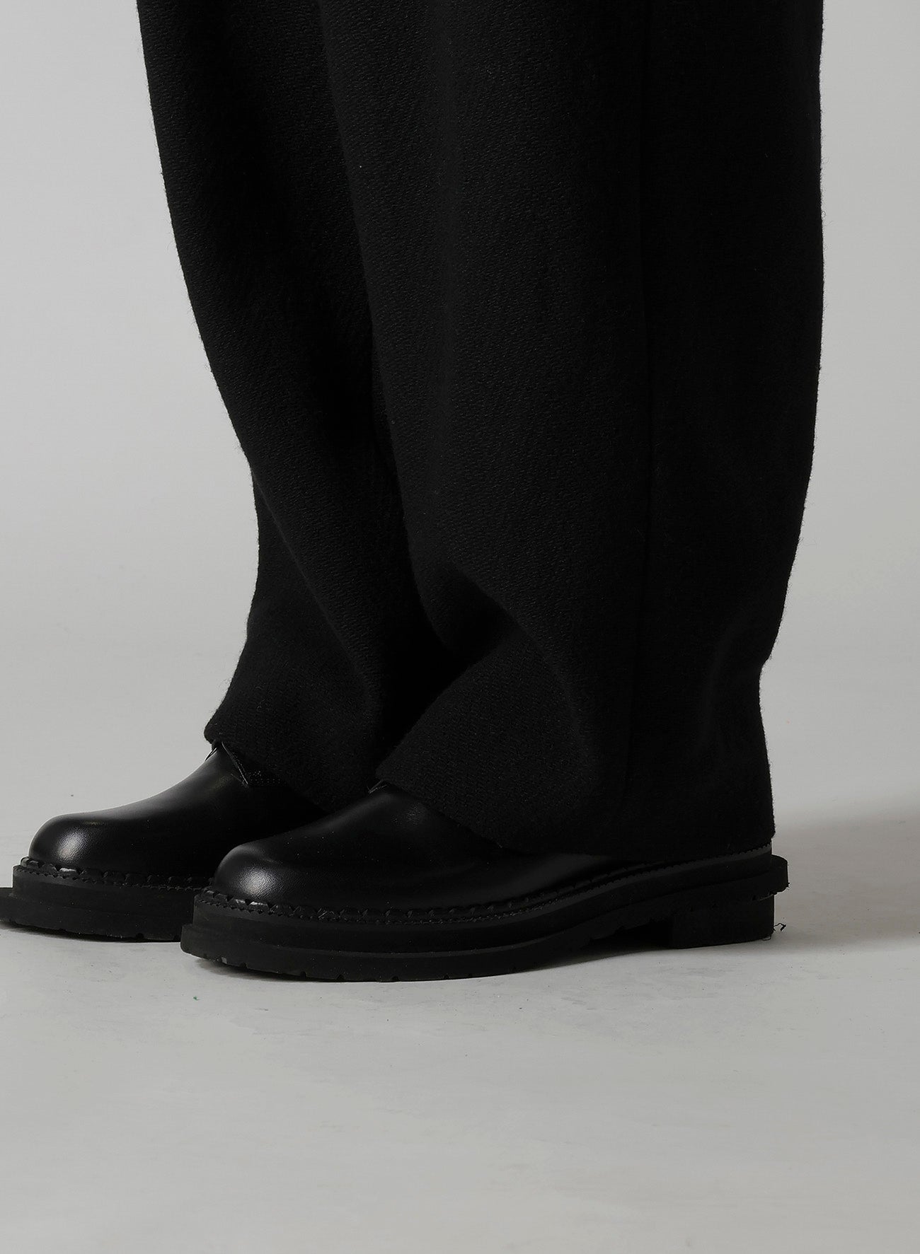 BIG HERRINGBONE DOUBLE TUCK WIDE PANTS – THE SHOP YOHJI YAMAMOTO