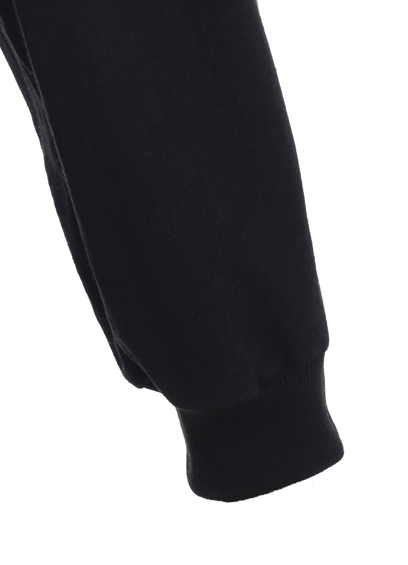 COTTON/FLAX MOLESKIN RIB HEM PANTS