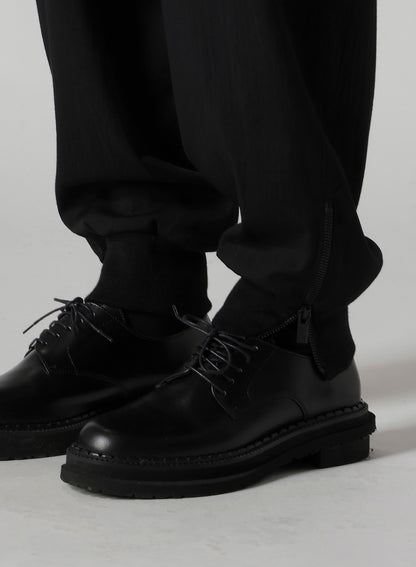 WOOL BREND TWILL RIB HEM PANTS