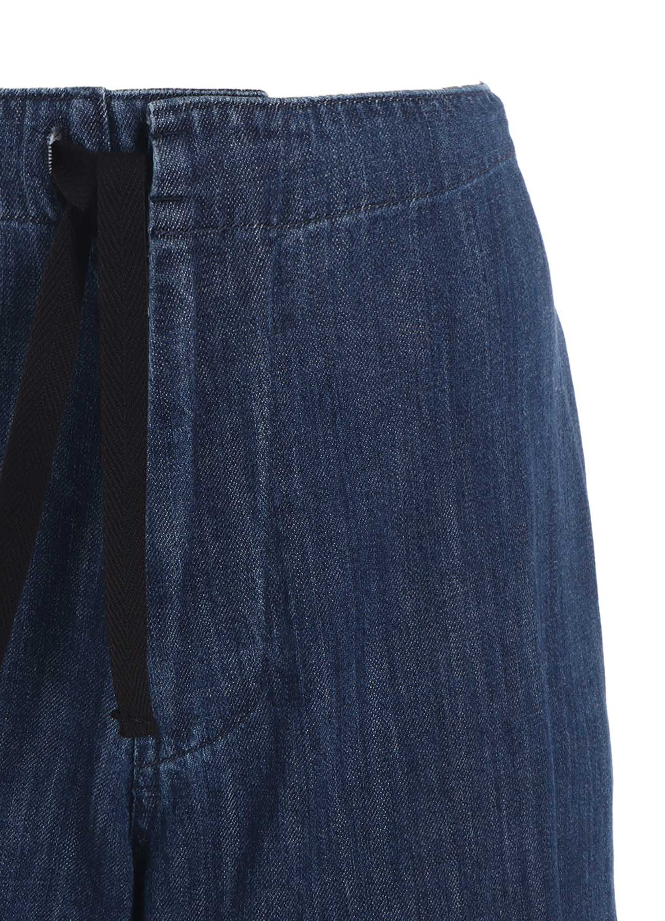 8OZ DENIM STRAIGHT STRING PANTS
