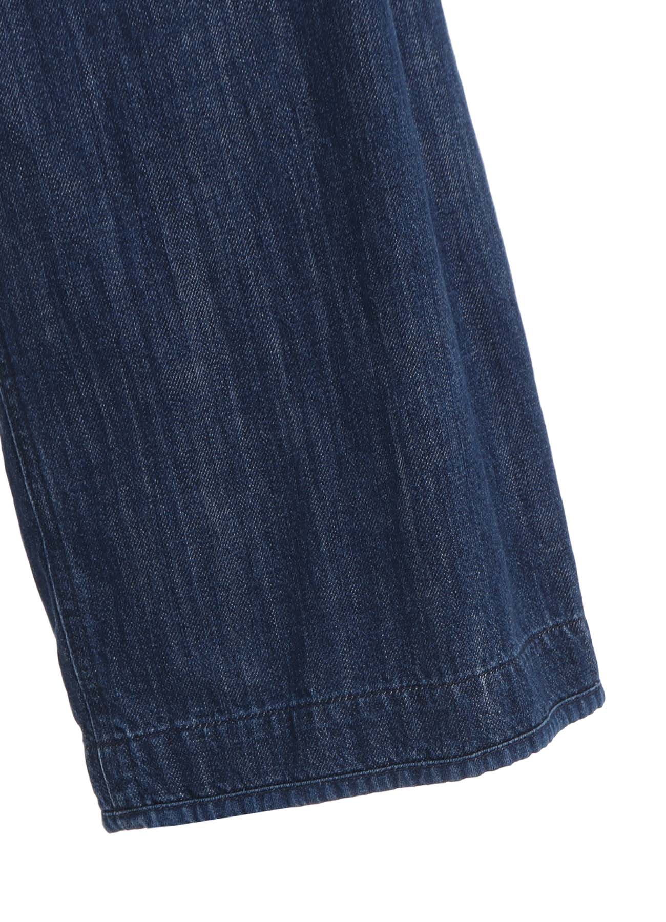 8OZ DENIM STRAIGHT STRING PANTS