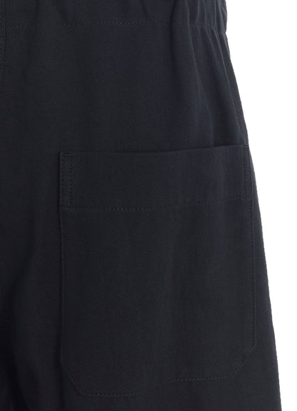 COTTON LINEN TWILL STRAIGHT PANTS