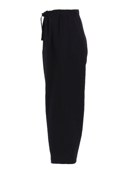 COTTON TWILL STRAIGHT STRING PANTS