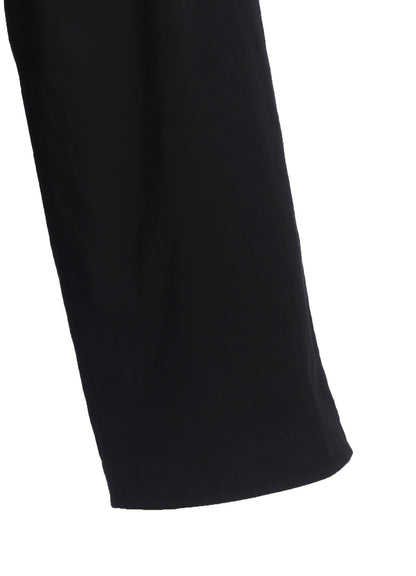 COTTON TWILL STRAIGHT STRING PANTS