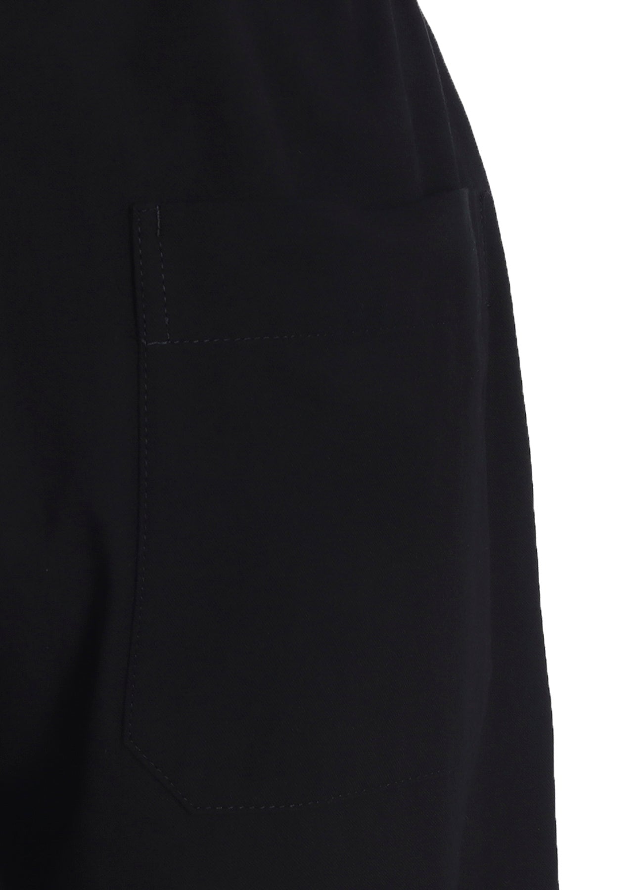 COTTON TWILL STRAIGHT STRING PANTS