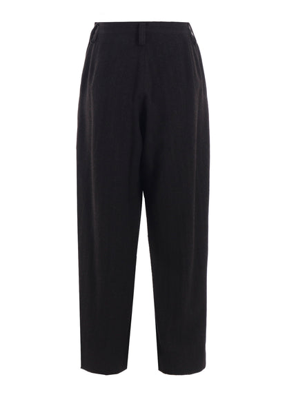 W/NY HERRINGBONE SINGLE TUCK PANTS