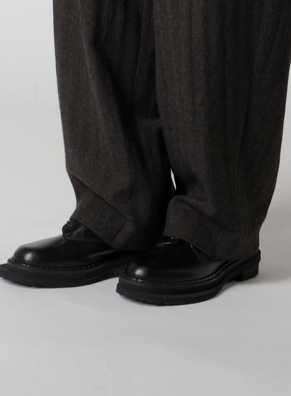 W/NY HERRINGBONE SINGLE TUCK PANTS