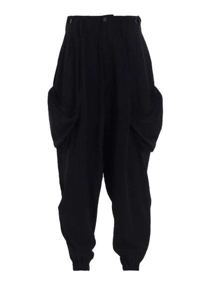 TA/PE CREPE DE CHINE FLIGHT PANTS