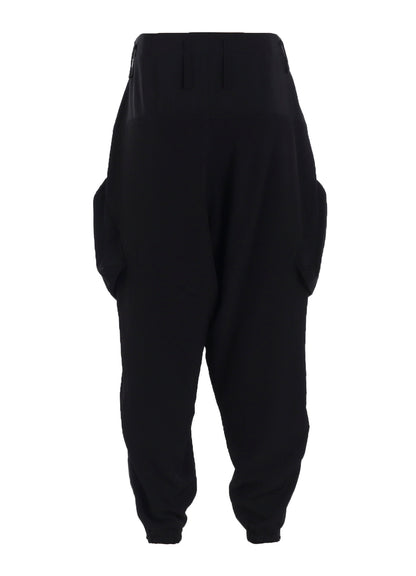 TA/PE CREPE DE CHINE FLIGHT PANTS
